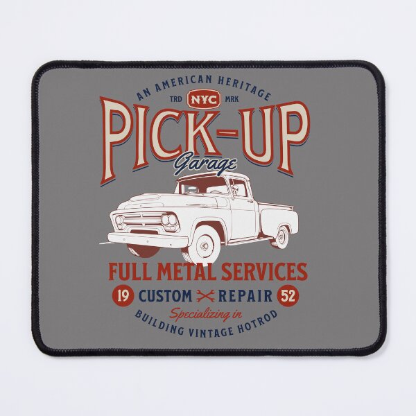 Item preview, Pick-up garage - In rust we trust- Car madness - king of the road - Car madness - Up load designed and sold by JansenGS.