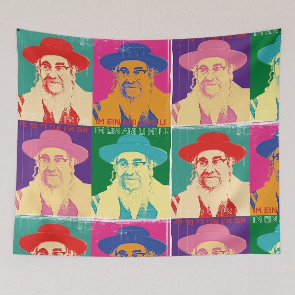 Item preview, Rabbi Retro Pop Art Kabbalah Quotes Talmud Jewish Chabad Rabbi designed and sold by InnaMGraphic.