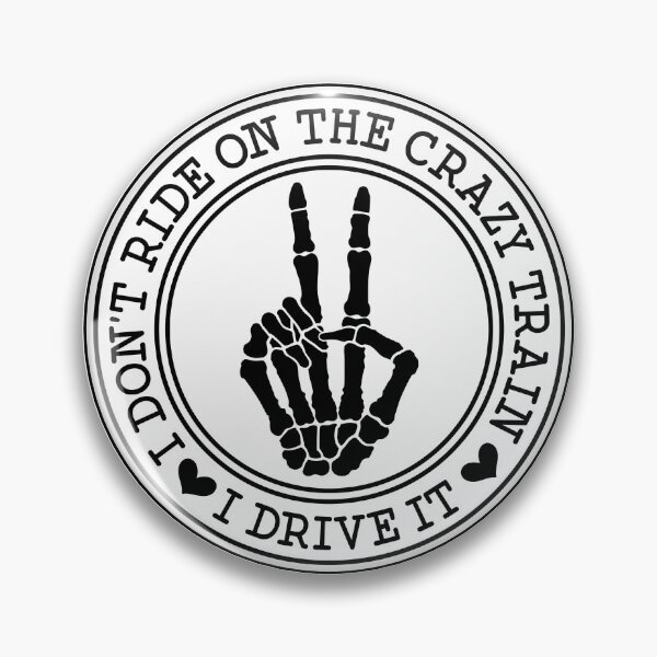 Item preview, I Don't Ride on the Crazy Train, I Drive It designed and sold by Lukasz Sadowski.