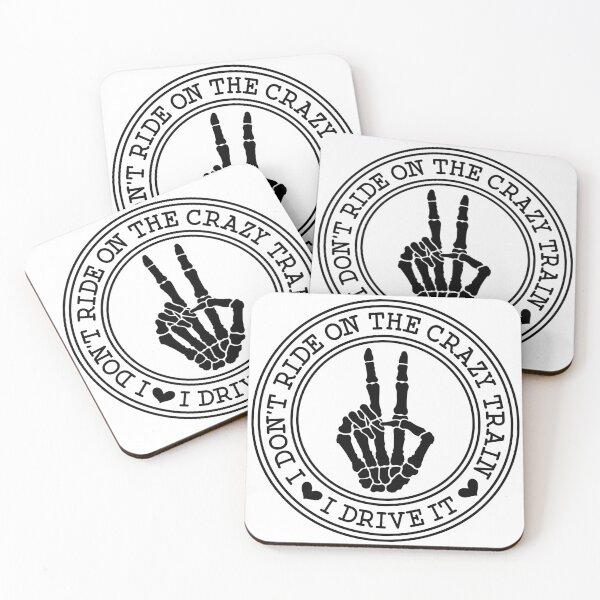 Item preview, I Don't Ride on the Crazy Train, I Drive It designed and sold by Lukasz Sadowski.