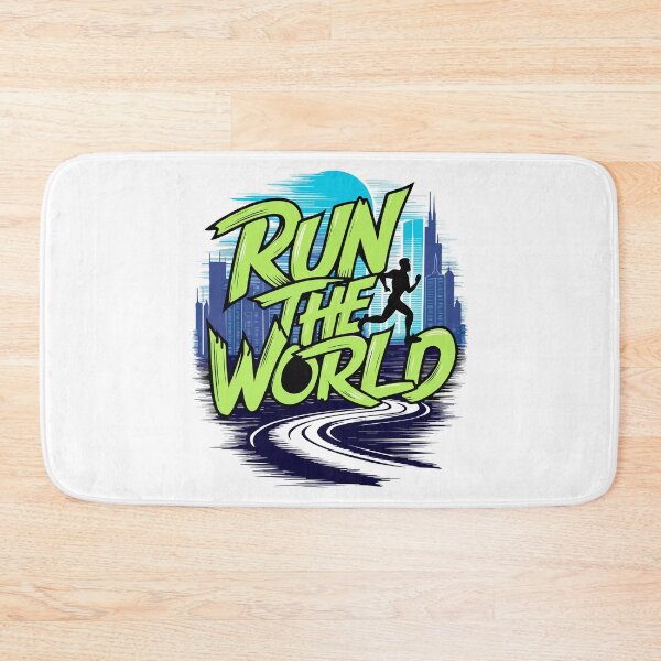 Item preview, Run the World: Bold & Dynamic Runner's designed and sold by podekom.