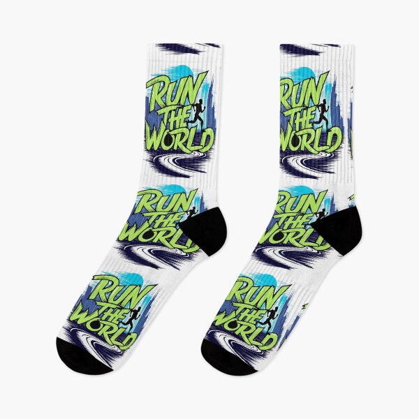 Item preview, Run the World: Bold & Dynamic Runner's designed and sold by podekom.