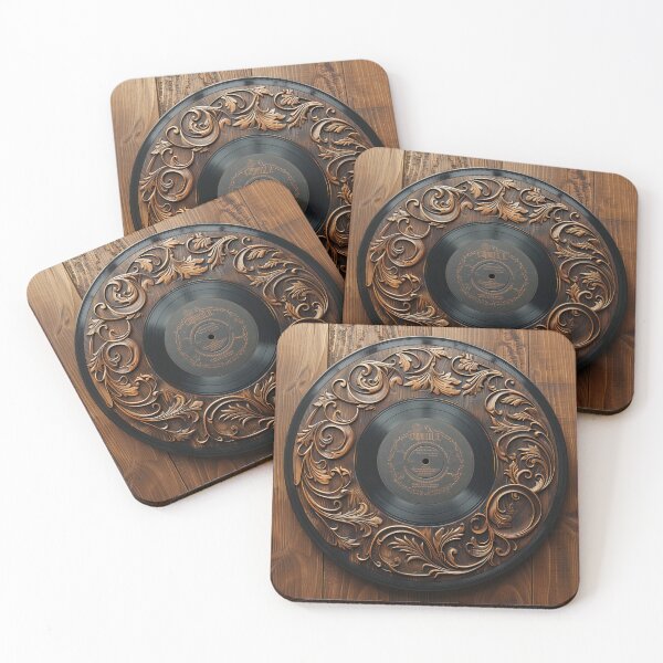 Item preview, Ornate Wood Vinyl designed and sold by palmyst.