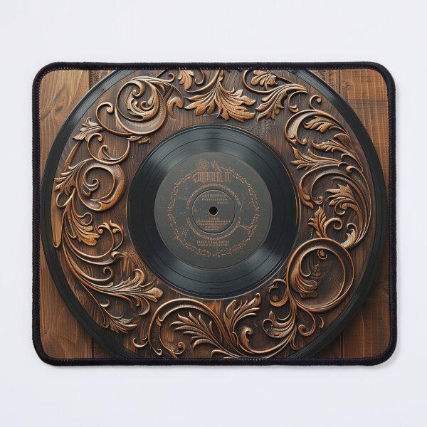 Item preview, Ornate Wood Vinyl designed and sold by palmyst.