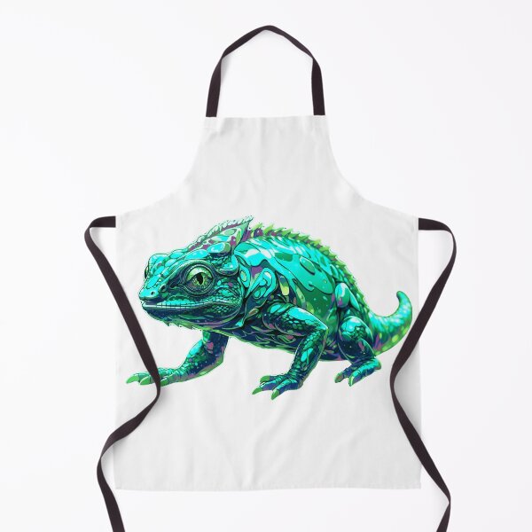 Item preview, Green chameleon designed and sold by LevCreates.