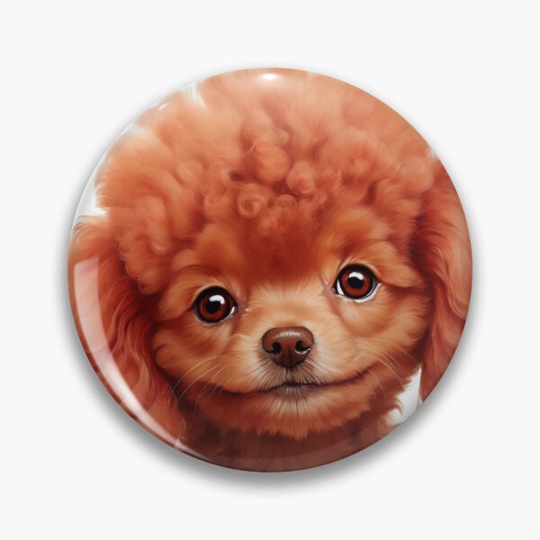 Item preview, Adorable Red Toy Poodle Puppy Illustration designed and sold by Sadia  Jannat.