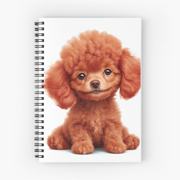 Item preview, Adorable Red Toy Poodle Puppy Illustration designed and sold by Sadia  Jannat.