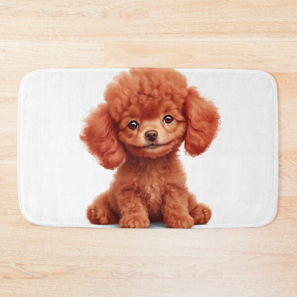 Item preview, Adorable Red Toy Poodle Puppy Illustration designed and sold by Sadia  Jannat.