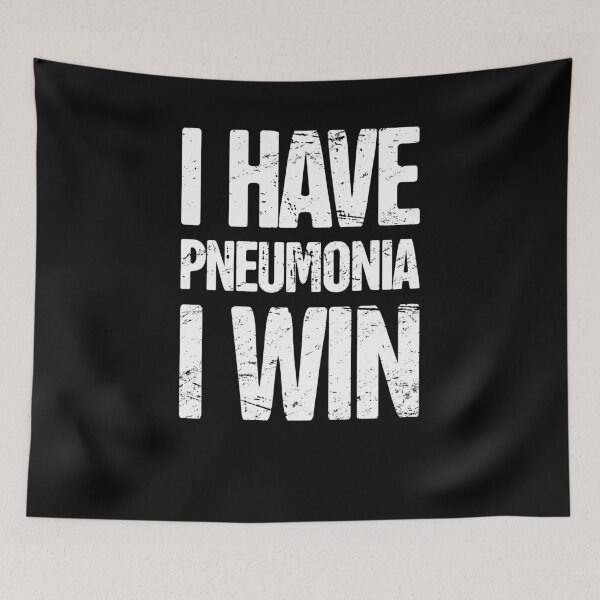 Item preview, Sick With Pneumonia - Get Well Soon Gift designed and sold by Jam Jar.