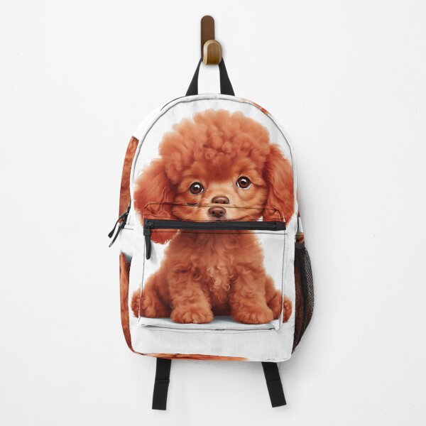Item preview, Adorable Red Toy Poodle Puppy Illustration designed and sold by Sadia Jannat.