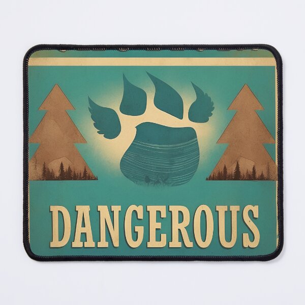 Item preview, Retro Art: Caution Dangerous Animals Illustration Collection designed and sold by Ceemko's Vintage Corner.