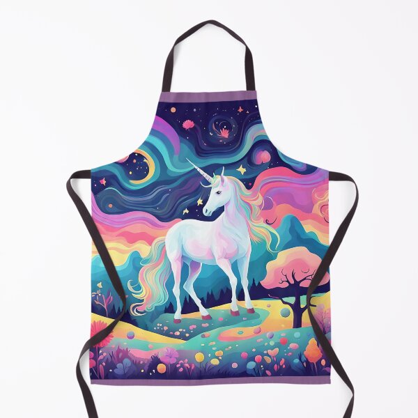 Item preview, Moonlight the Unicorn Dances & Dreams in Celestial Lemurian Meadows designed and sold by Mayastar Designs.