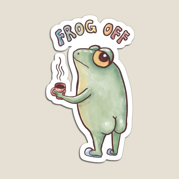 Frog Off Magnet