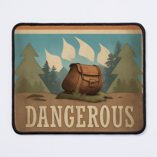 Item preview, Classic Caution Signs: Dangerous Animals May Be Present designed and sold by Ceemko's Vintage Corner.