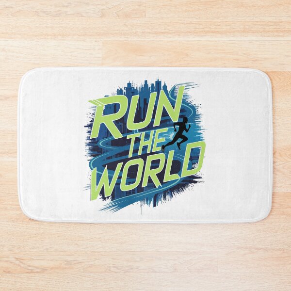 Item preview, Energetic Vibes: 'Run the World' with Neon Highlights designed and sold by podekom.