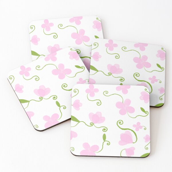 Item preview, Cute and vintage pink floral pattern. designed and sold by FujiFluke.