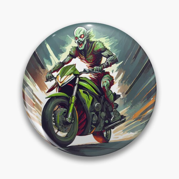 Item preview, Zombies on Motorcycles: Green Spleen designed and sold by BADESIGNZZ.