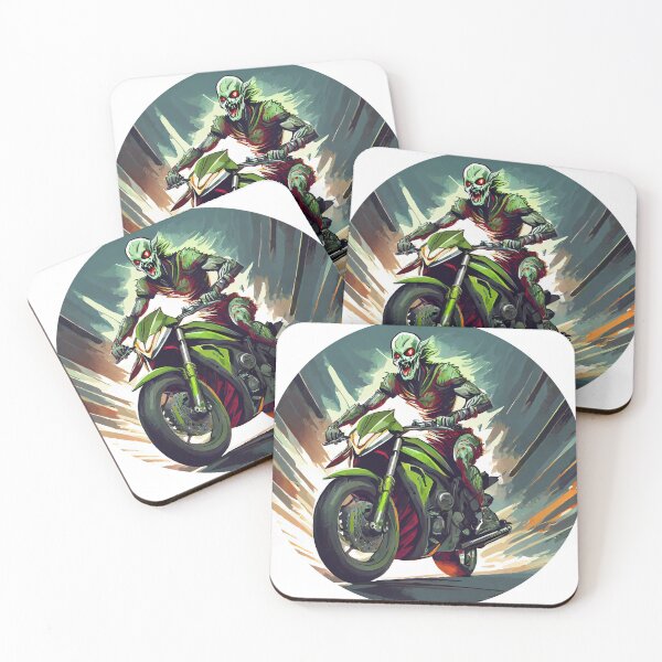 Item preview, Zombies on Motorcycles: Green Spleen designed and sold by BADESIGNZZ.