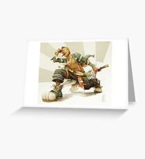 tokeil: pirate god of time Greeting Card