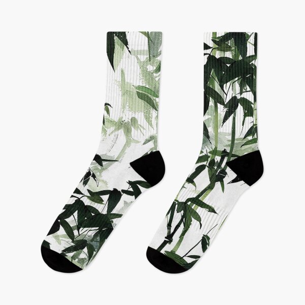 Item preview, Green bamboo oriental pattern designed and sold by LittleNippon.