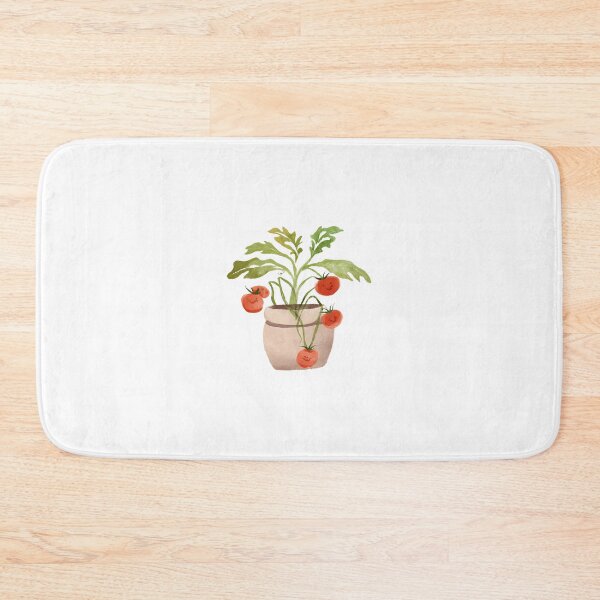 Item preview, Tomato in the pot vegetarian minimal watercolor style designed and sold by Solarli.