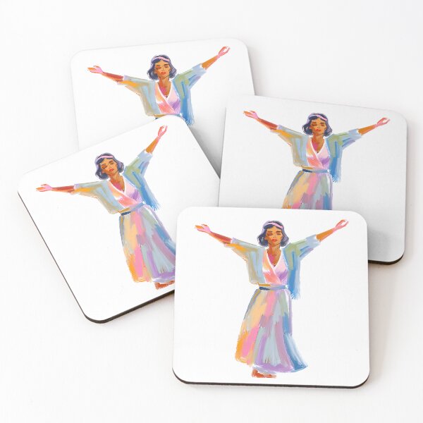 Item preview, Spiritual Lady Painting designed and sold by LarkaArt.