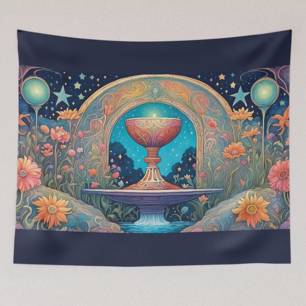 Item preview, The Healing Waters of the Chalice Well of Avalon (The Holy Grail) designed and sold by Mayastar Designs.