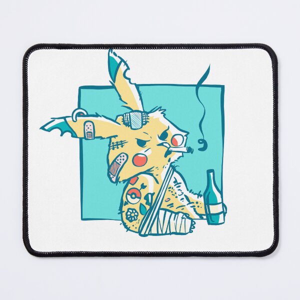 Item preview, A Wild Electric Pocket mouse after battle  designed and sold by Carlazucchi.