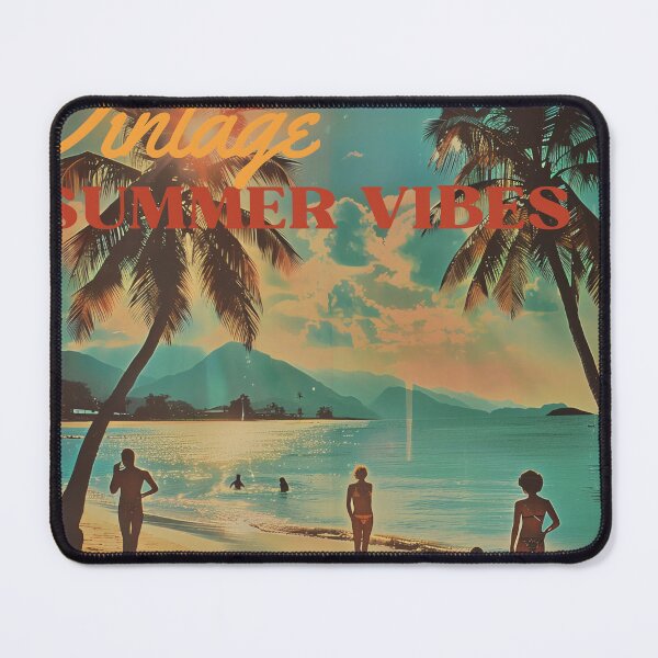 Item preview, Retro Beach Sunset - Vintage Summer Vibes Tropical Paradise Throwback Nostalgic Seaside designed and sold by myfavoritesm4.