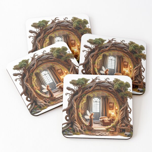 Item preview, Cozy Fairy Portal - Enchanted Woodland Sticker designed and sold by Saltys-Shop.