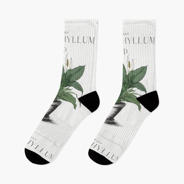 Item preview, Botanical Spathiphyllum Peace Lily in  pot rustic sketch by CallisC Arts ⭐⭐⭐⭐⭐ designed and sold by CallisC-Arts.