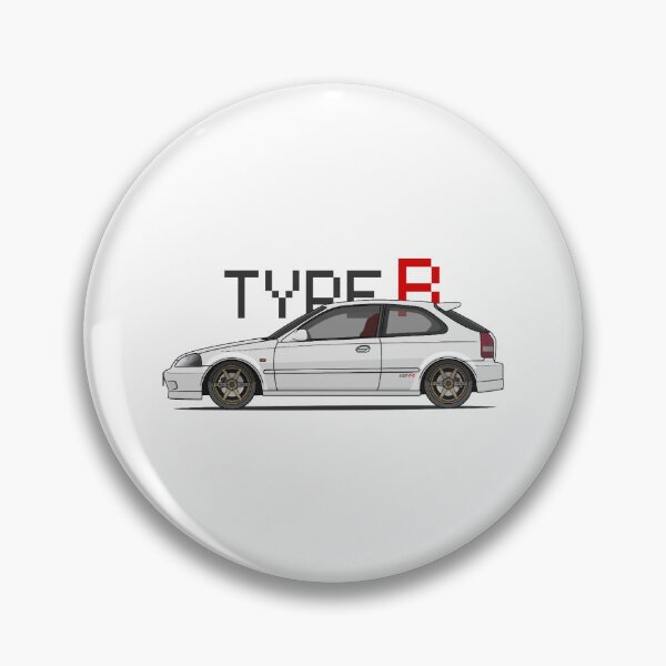 Item preview, EK9 Type R 90's Pixel Art (White) - JDM designed and sold by kacar-draw.
