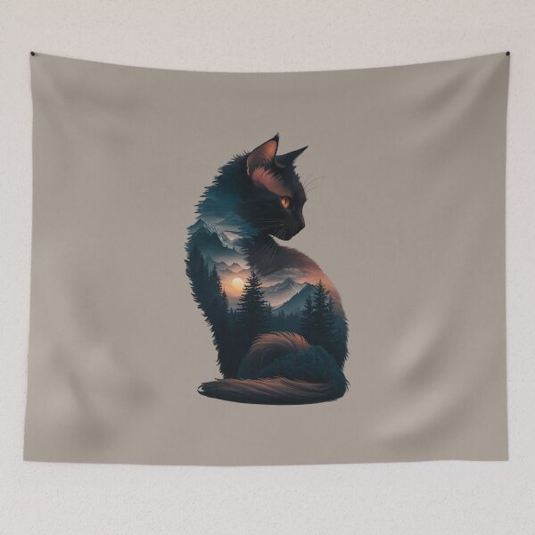 Item preview, Cat Landscape designed and sold by jkrphoto.