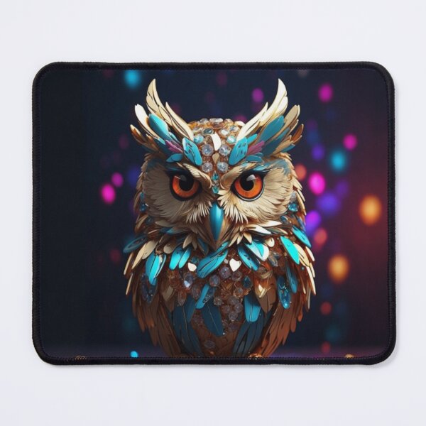 Item preview, "Owl Night Long - Vibrant Owl Artwork by LaLi Designs" designed and sold by LaLi-Designs.