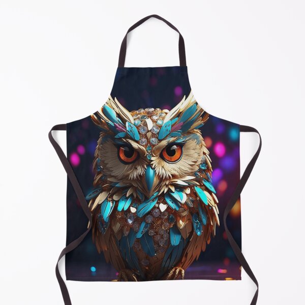 Item preview, "Owl Night Long - Vibrant Owl Artwork by LaLi Designs" designed and sold by LaLi-Designs.