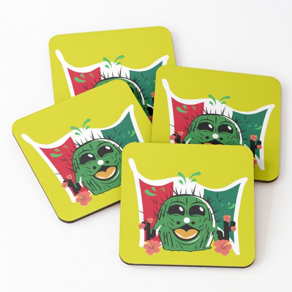 Item preview, Cactus laughing with Mexico flag designed and sold by vibeno1.