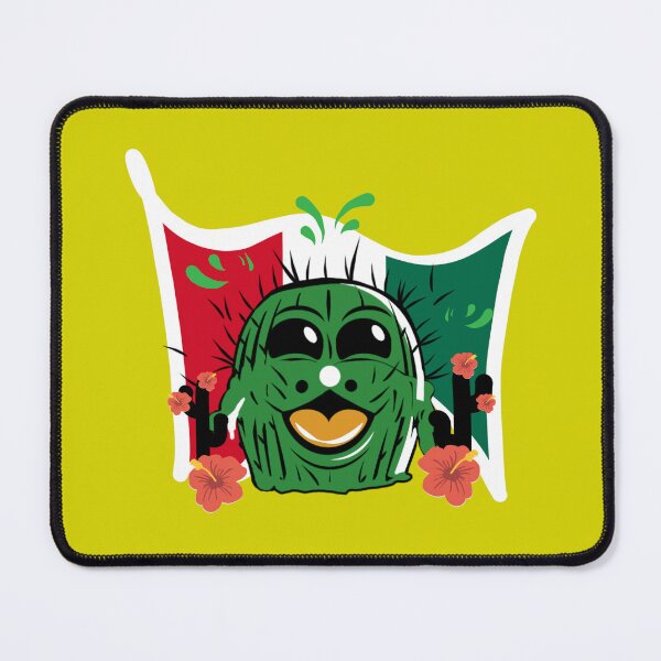 Item preview, Cactus laughing with Mexico flag designed and sold by vibeno1.