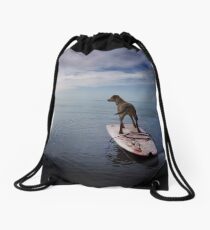 Owning the day Drawstring Bag