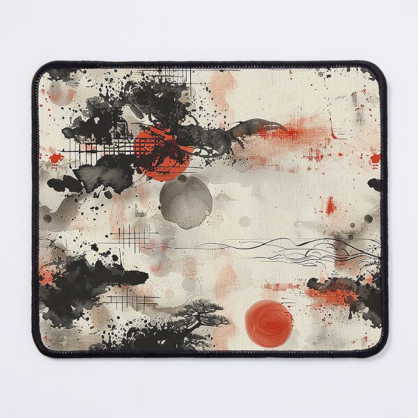 Item preview, Abstract japanese sumi-e pattern designed and sold by LittleNippon.