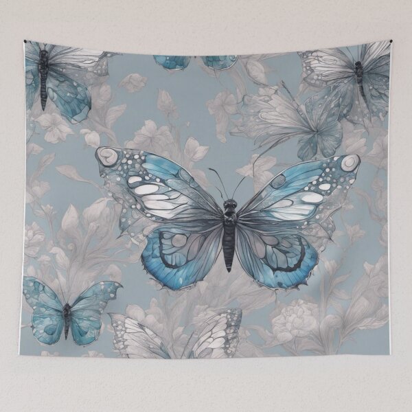 Item preview, Blue Victorian Style Butterflies designed and sold by scrappygrammy.