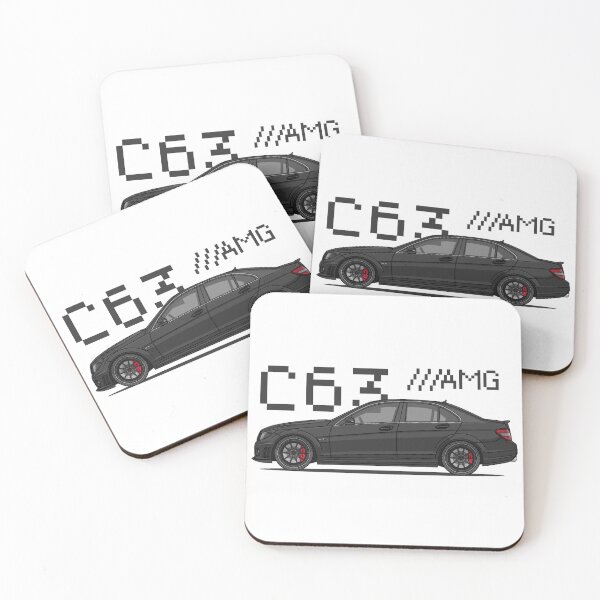 Item preview, C63 AMG W204 90's Pixel Art (Black) designed and sold by kacar-draw.