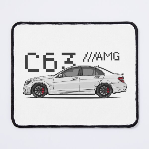 Item preview, C63 AMG W204 90's Pixel Art (White) designed and sold by kacar-draw.