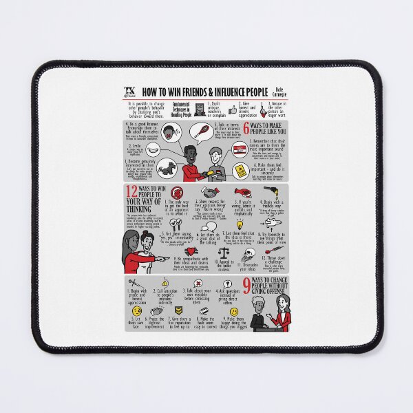 Item preview, Visual Book How to Win Friends and Influence People (Dale Carnegie) designed and sold by TKsuited.