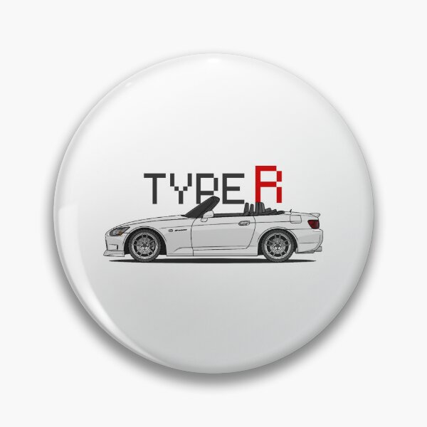 Item preview, S2000 Type R 90's Pixel Art (White) - JDM designed and sold by kacar-draw.