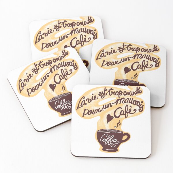 Item preview, Life is too short for bad coffee  designed and sold by Delphine  POCARD.