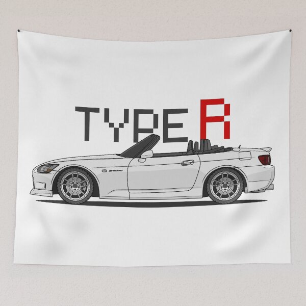 Item preview, S2000 Type R 90's Pixel Art (White) - JDM designed and sold by kacar-draw.
