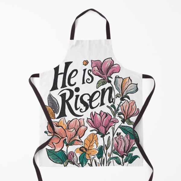 Item preview, Vintage Magnolia Hand-drawn - Retro "He is Risen" Women's Christian Art Design by #HahaHandlesHub designed and sold by HahaHandlesHub.