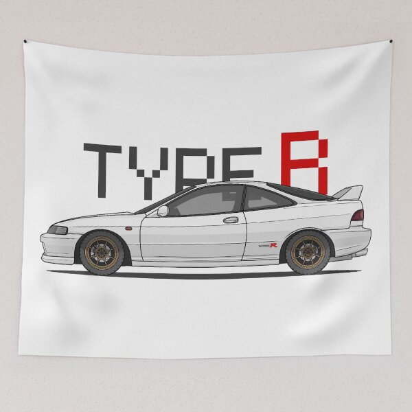 Item preview, DC2 Type R 90's Pixel Art (White) - JDM designed and sold by kacar-draw.