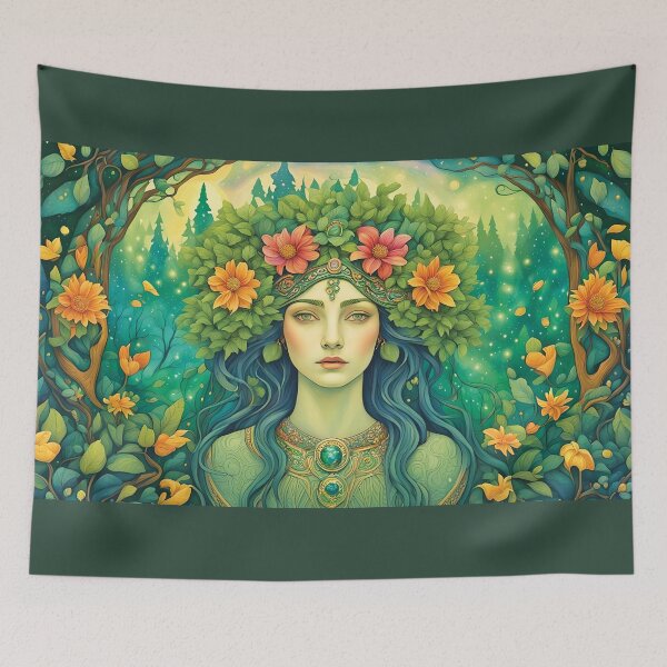 Item preview, Forest Bathing on Moonlit Nights in Enchanted Lemurian Glades designed and sold by Mayastar Designs.