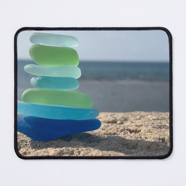 Item preview, Seaglass stack by the ocean designed and sold by Jums-Med.